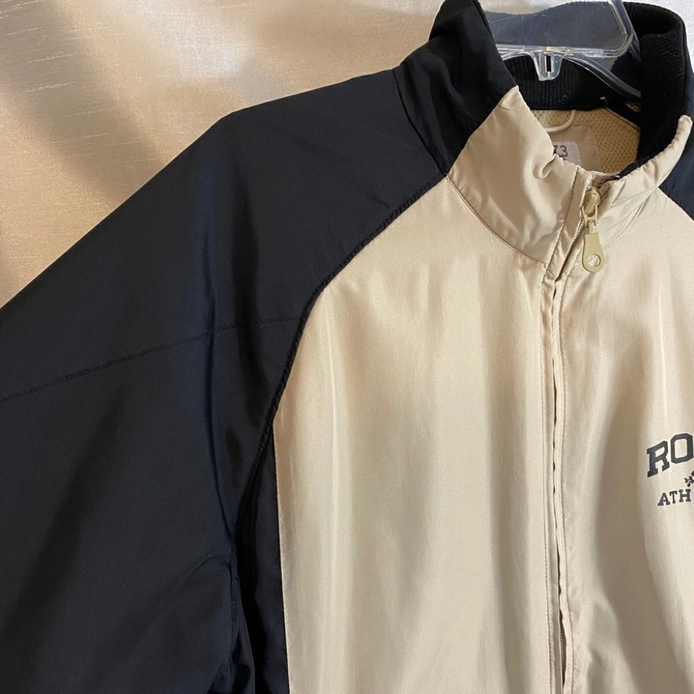 Roots Athletic 73 Beige Block Windbreaker Mens L - Picture 5 of 15